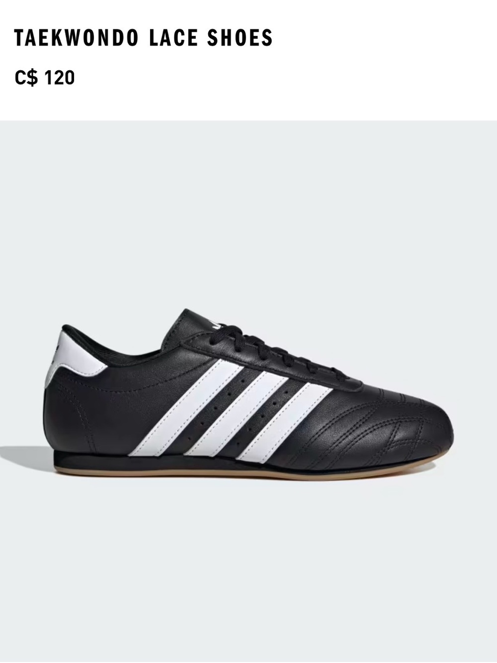 Adidas Taekwondo Lace Shoes - Size 10W